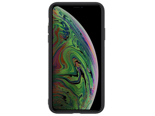 Чехол Nillkin Synthetic Fiber Plaid для Apple iPhone 11 pro max (черный, карбон)