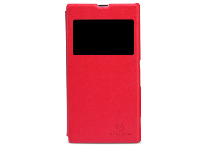 Чехол Nillkin V-series Leather case для Sony Xperia Z1 L39h (красный, кожанный)