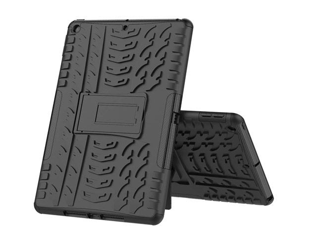 Чехол Yotrix Shockproof case для Apple iPad 10.2 (черный, пластиковый)