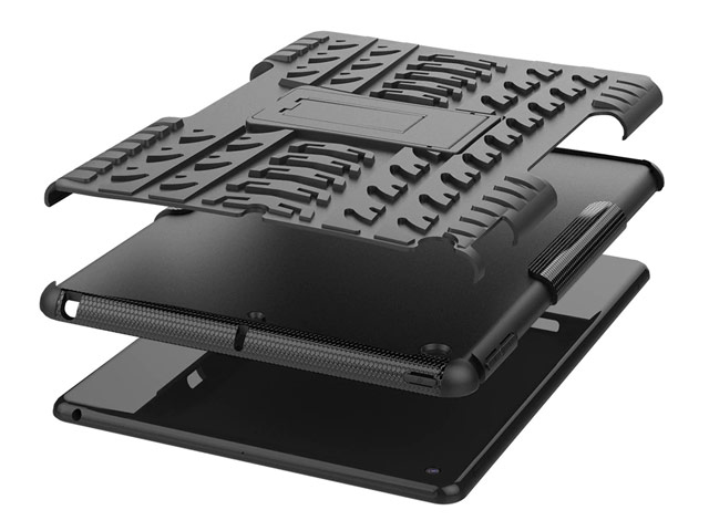 Чехол Yotrix Shockproof case для Apple iPad 10.2 (черный, пластиковый)