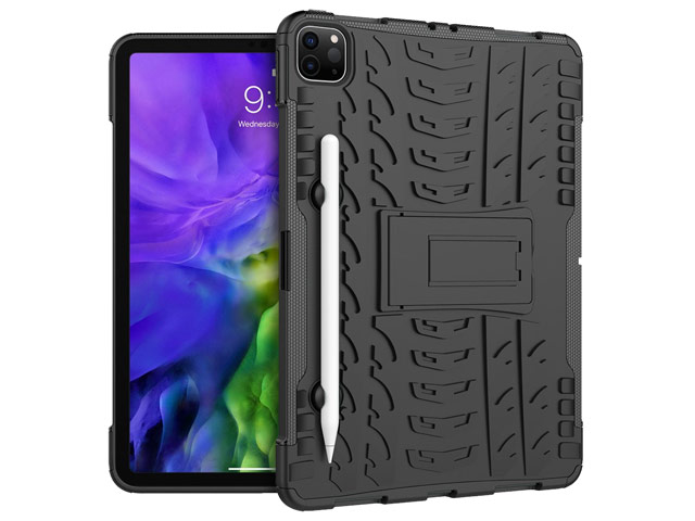 Чехол Yotrix Shockproof case для Apple iPad Pro 11 2020 (черный, пластиковый)