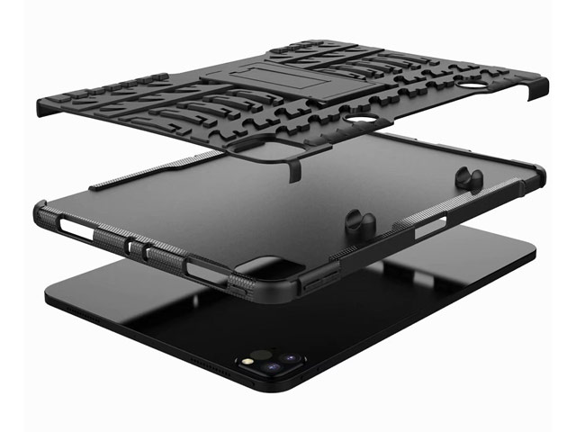 Чехол Yotrix Shockproof case для Apple iPad Pro 11 2020 (черный, пластиковый)