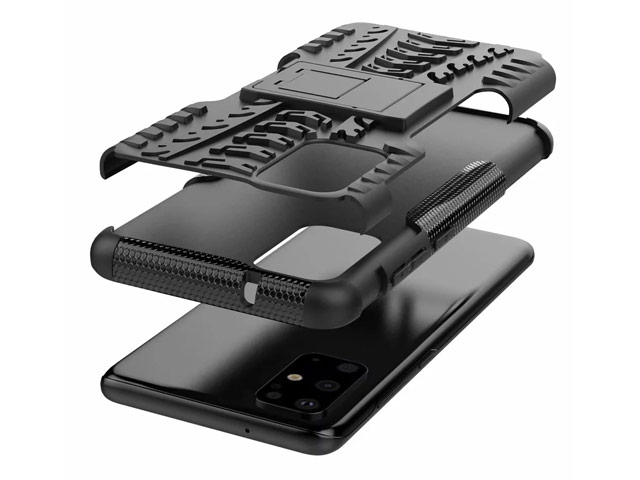 Чехол Yotrix Shockproof case для Samsung Galaxy S20 plus (розовый, гелевый)