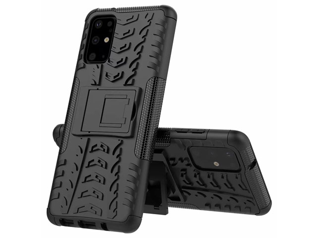 Чехол Yotrix Shockproof case для Samsung Galaxy S20 plus (розовый, гелевый)