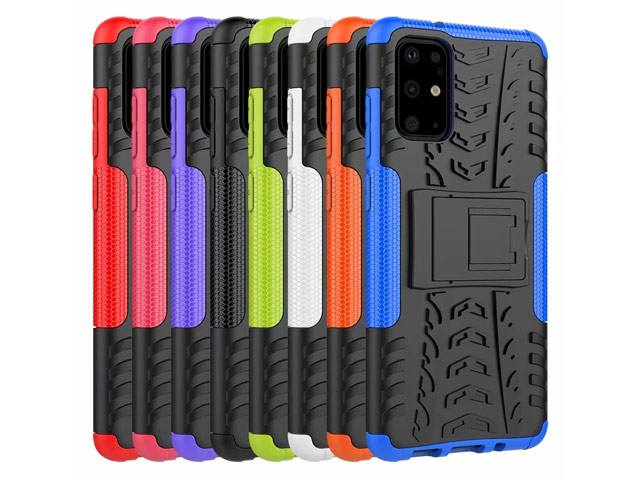 Чехол Yotrix Shockproof case для Samsung Galaxy S20 plus (розовый, гелевый)