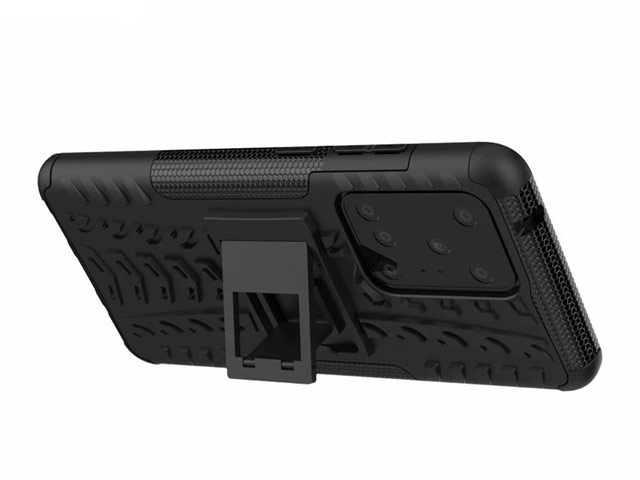 Чехол Yotrix Shockproof case для Samsung Galaxy S20 ultra (черный, гелевый)