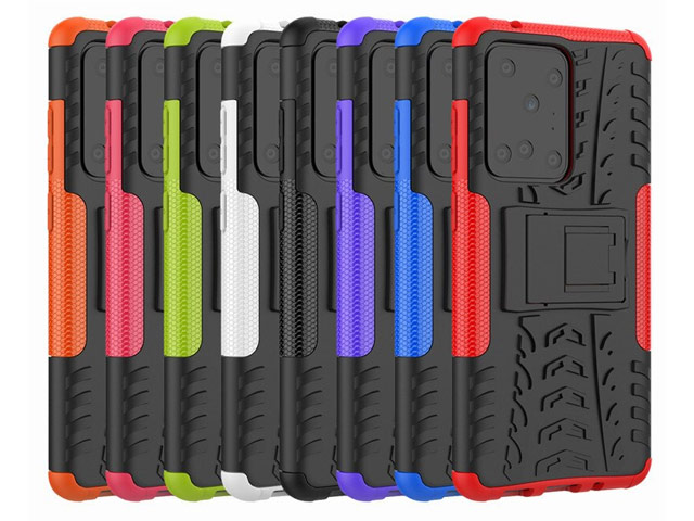 Чехол Yotrix Shockproof case для Samsung Galaxy S20 ultra (черный, гелевый)