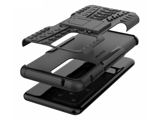 Чехол Yotrix Shockproof case для Samsung Galaxy S20 ultra (белый, гелевый)