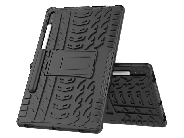 Чехол Yotrix Shockproof case для Samsung Galaxy Tab S6 (черный, пластиковый)