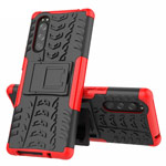 Чехол Yotrix Shockproof case для Sony Xperia 5 (красный, гелевый)