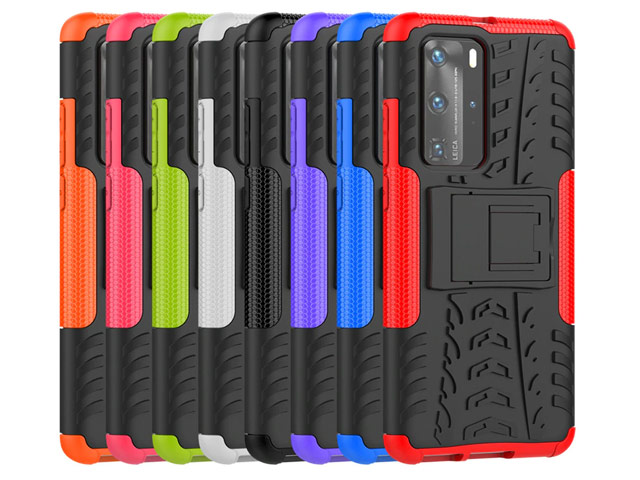 Чехол Yotrix Shockproof case для Huawei P40 (белый, гелевый)