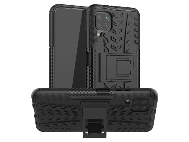 Чехол Yotrix Shockproof case для Huawei P40 lite (черный, гелевый)