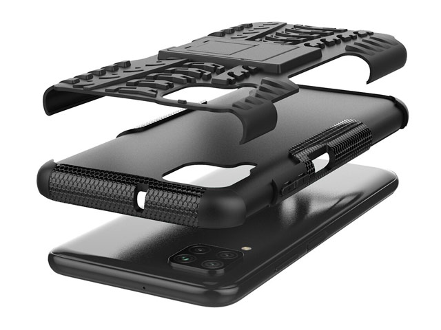 Чехол Yotrix Shockproof case для Huawei P40 lite (черный, гелевый)