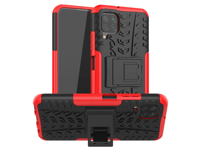 Чехол Yotrix Shockproof case для Huawei P40 lite (красный, гелевый)