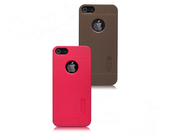 Чехол Nillkin Hard case для Apple iPhone 5/5S (темно-коричневый, пластиковый)