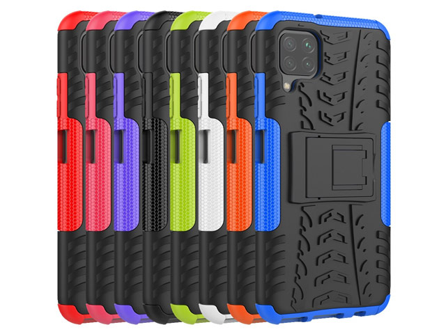 Чехол Yotrix Shockproof case для Huawei P40 lite (фиолетовый, гелевый)