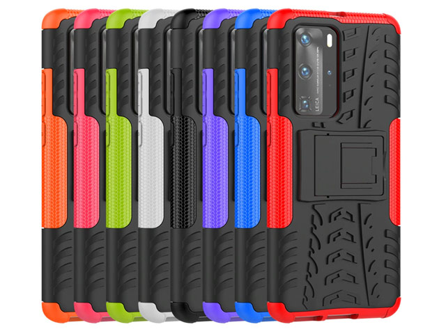 Чехол Yotrix Shockproof case для Huawei P40 pro (фиолетовый, гелевый)