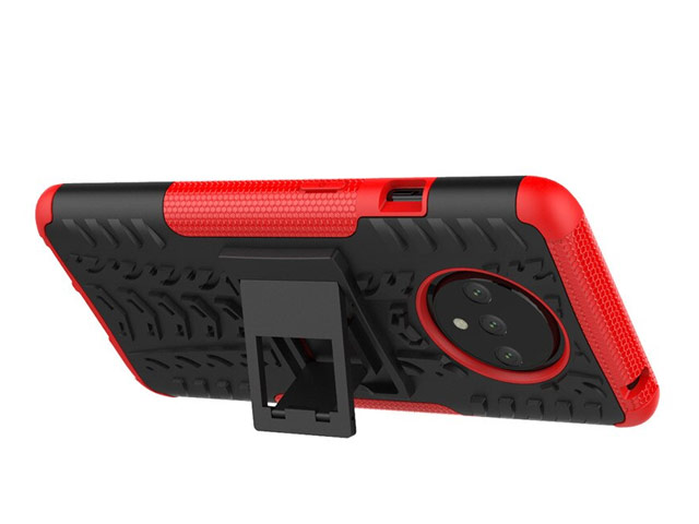 Чехол Yotrix Shockproof case для OnePlus 7T (красный, гелевый)