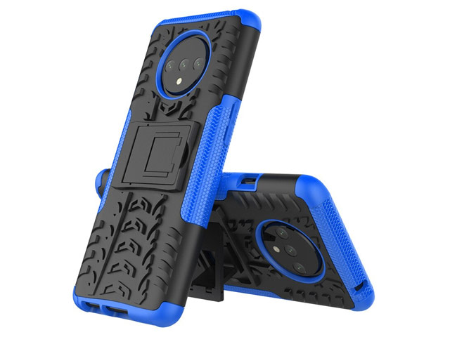 Чехол Yotrix Shockproof case для OnePlus 7T (синий, гелевый)