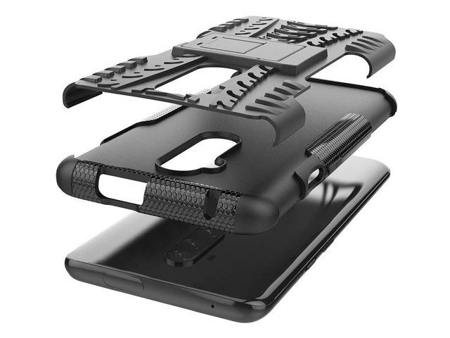 Чехол Yotrix Shockproof case для OnePlus 7T pro (красный, гелевый)