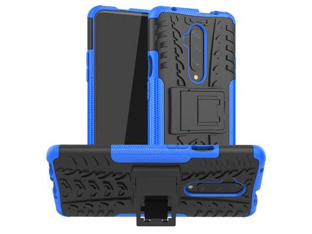Чехол Yotrix Shockproof case для OnePlus 7T pro (синий, гелевый)