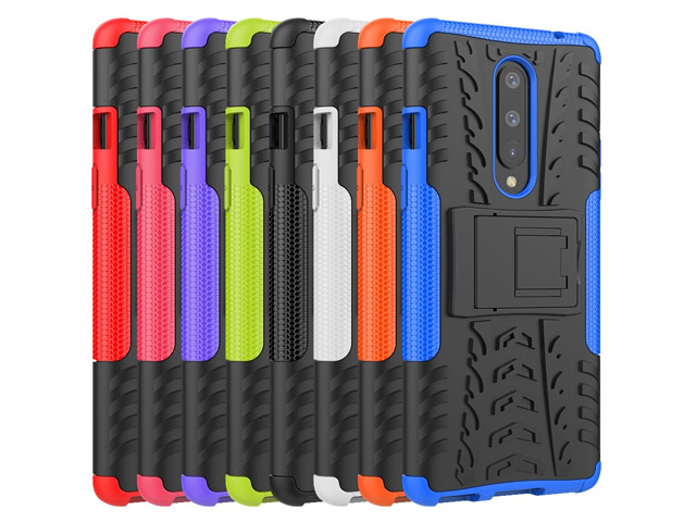 Чехол Yotrix Shockproof case для OnePlus 8 (фиолетовый, гелевый)