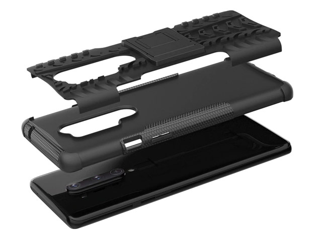 Чехол Yotrix Shockproof case для OnePlus 8 pro (черный, гелевый)