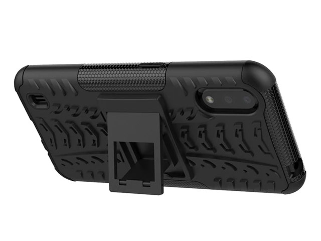 Чехол Yotrix Shockproof case для Samsung Galaxy A01 (черный, гелевый)