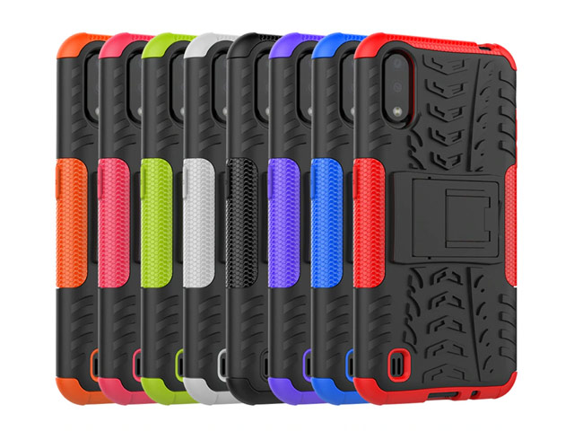 Чехол Yotrix Shockproof case для Samsung Galaxy A01 (белый, гелевый)