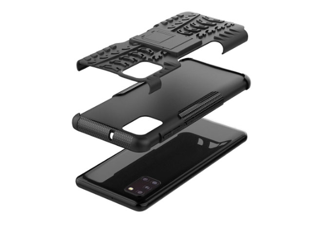 Чехол Yotrix Shockproof case для Samsung Galaxy A31 (черный, гелевый)