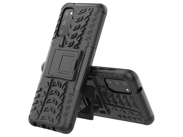 Чехол Yotrix Shockproof case для Samsung Galaxy S20 (черный, гелевый)