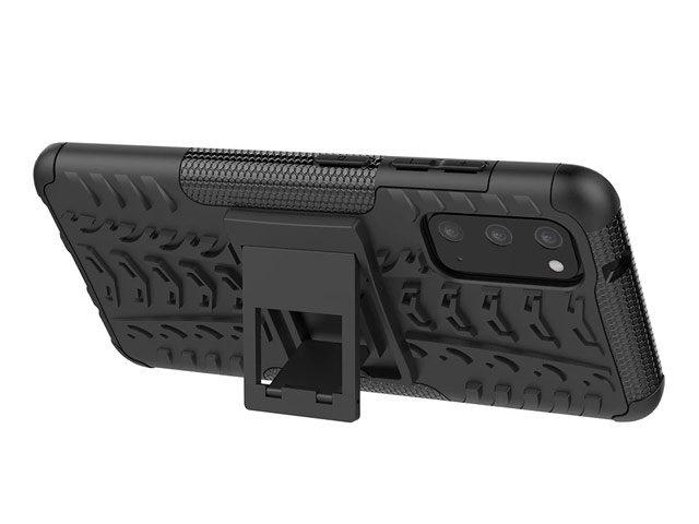 Чехол Yotrix Shockproof case для Samsung Galaxy S20 (черный, гелевый)