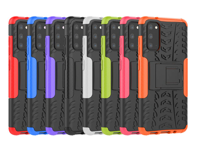 Чехол Yotrix Shockproof case для Samsung Galaxy S20 (черный, гелевый)