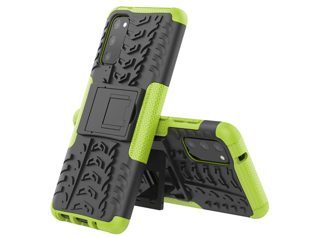 Чехол Yotrix Shockproof case для Samsung Galaxy S20 (зеленый, гелевый)