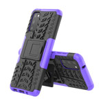 Чехол Yotrix Shockproof case для Samsung Galaxy S20 (фиолетовый, гелевый)