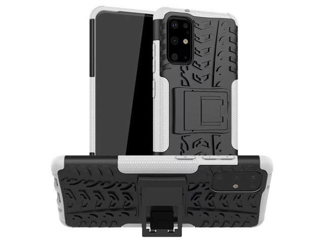 Чехол Yotrix Shockproof case для Samsung Galaxy S20 plus (белый, гелевый)