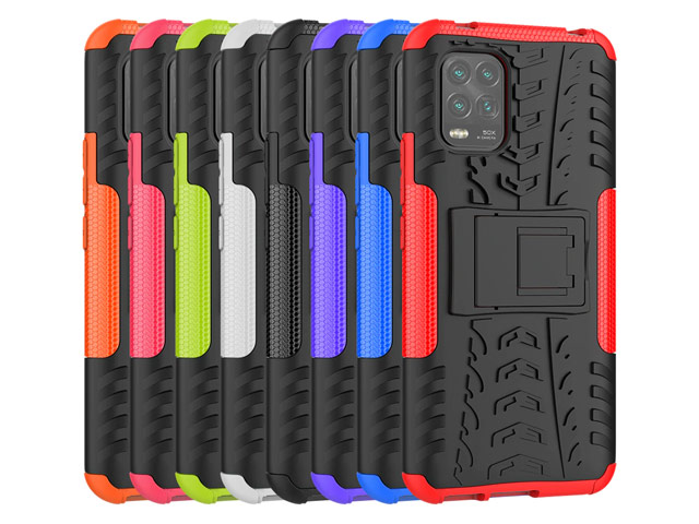 Чехол Yotrix Shockproof case для Xiaomi Mi 10 lite (белый, гелевый)