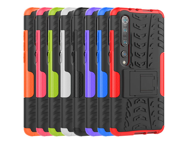 Чехол Yotrix Shockproof case для Xiaomi Mi Note 10 (фиолетовый, гелевый)