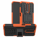 Чехол Yotrix Shockproof case для Xiaomi Poco X2 (оранжевый, гелевый)