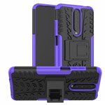 Чехол Yotrix Shockproof case для Xiaomi Poco X2 (фиолетовый, гелевый)