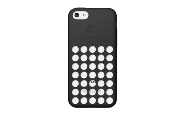 Чехол Apple iPhone 5C case (черный, силиконовый)