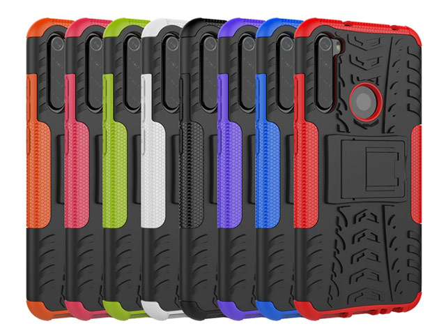 Чехол Yotrix Shockproof case для Xiaomi Redmi Note 8T (красный, гелевый)
