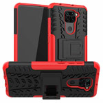 Чехол Yotrix Shockproof case для Xiaomi Redmi Note 9 (красный, гелевый)