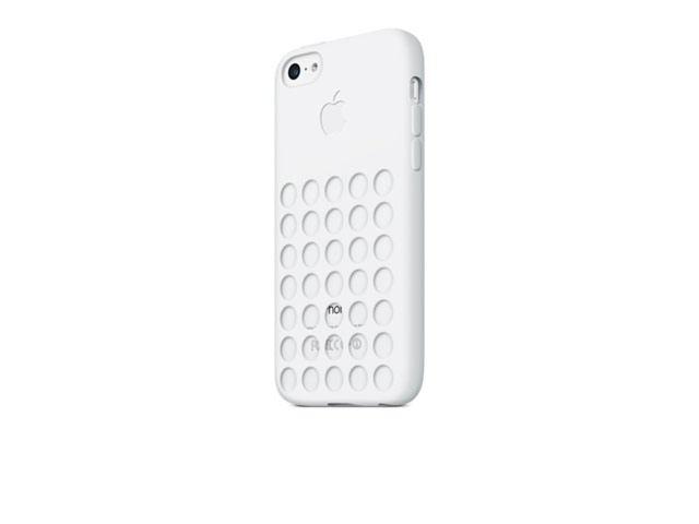 Чехол Apple iPhone 5C case (белый, силиконовый)