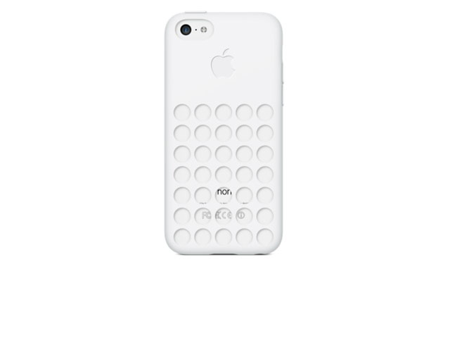 Чехол Apple iPhone 5C case (белый, силиконовый)