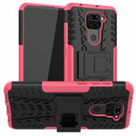 Чехол Yotrix Shockproof case для Xiaomi Redmi Note 9 (розовый, гелевый)