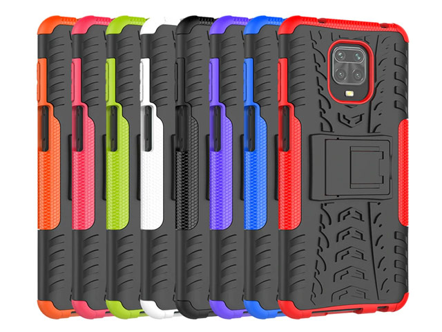 Чехол Yotrix Shockproof case для Xiaomi Redmi Note 9S/9 pro (зеленый, гелевый)