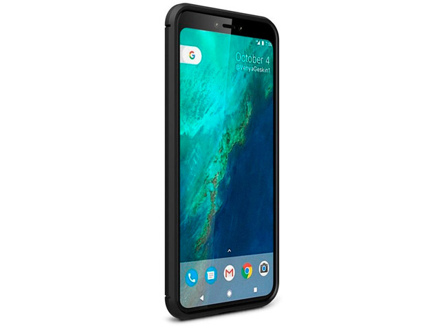 Чехол Yotrix Rugged Armor для Google Pixel 4 (черный, гелевый)