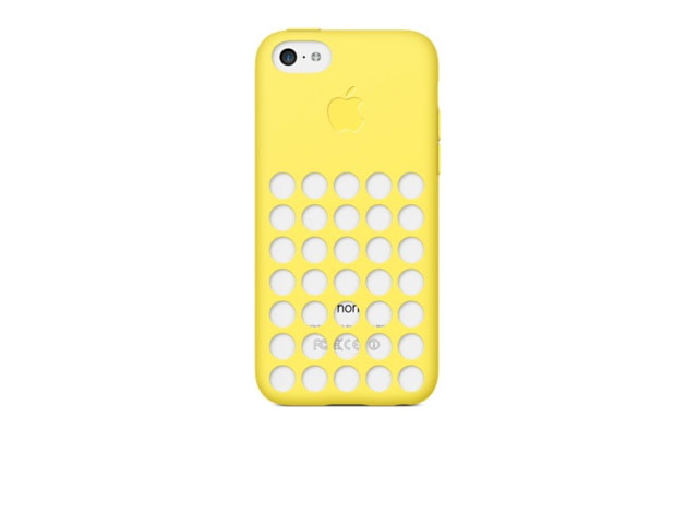 Чехол Apple iPhone 5C case (желтый, силиконовый)