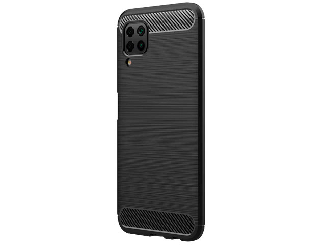 Чехол Yotrix Rugged Armor для Huawei P40 lite (черный, гелевый)